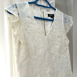 White lace DKNY dress